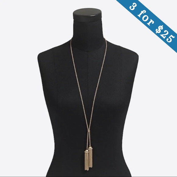 J. Crew Jewelry - :: J. Crew Double Tassel Lariat Necklace N…